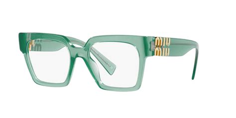 miu miu vmu|Miu Miu VMU04U Square Glasses .